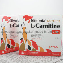 Estoque pronto para injeção de L-carnitina